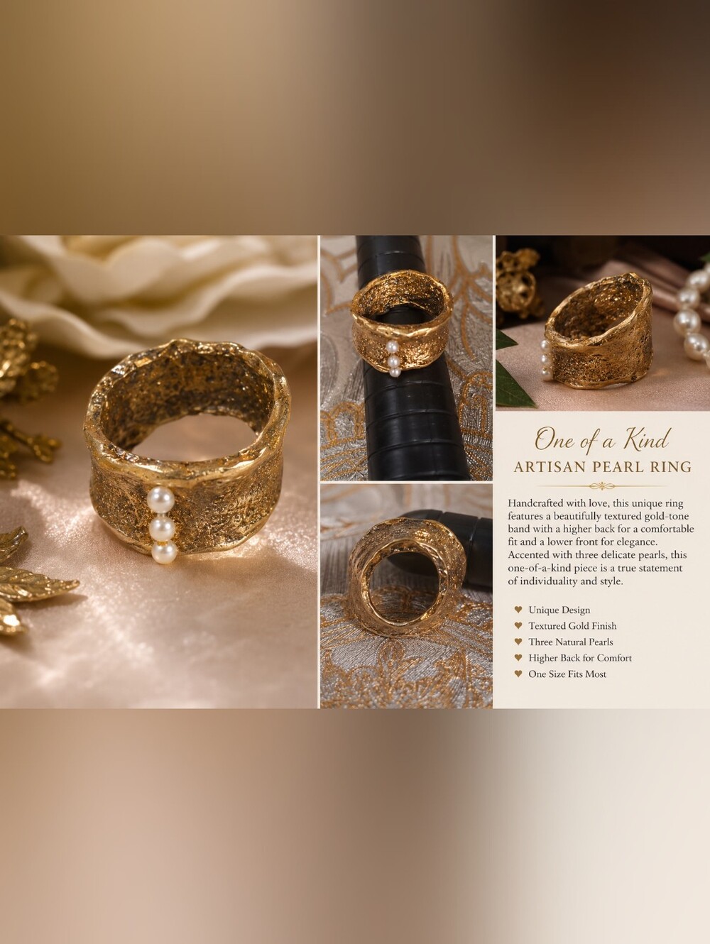 Gold Statement Ring